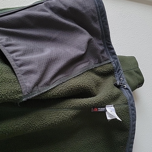 [*3 Items For $20 In Bundle*] REI Men’s fleece zip up jacket green XL - Picture 6 of 9